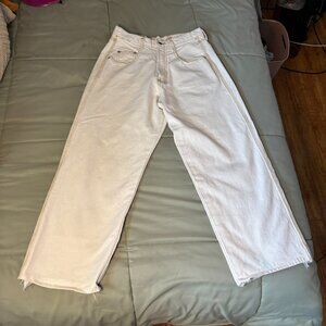 VINTAGE 90s Watch LA White High Waisted Jeans
